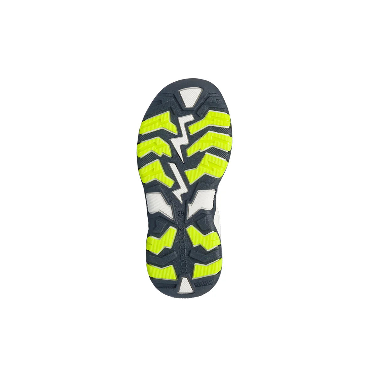 Sandali blu e lime da bambino con sottopiede in pelle Lumberjack Levi - Image 4