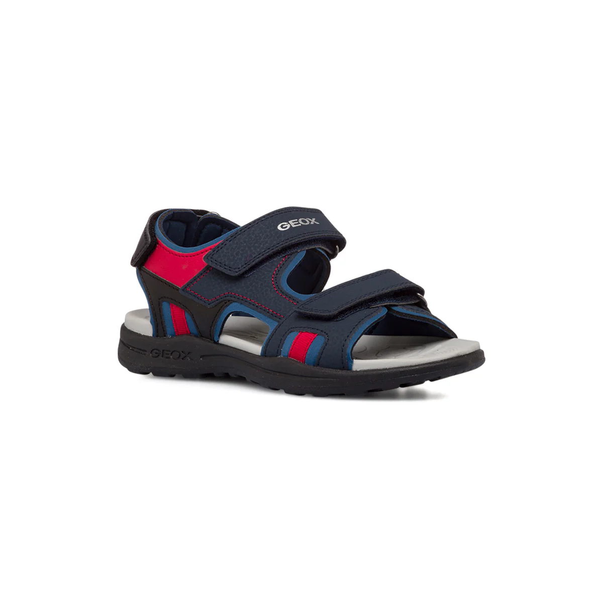 Sandali blu e rossi da bambino Geox Vaniett - Image 2