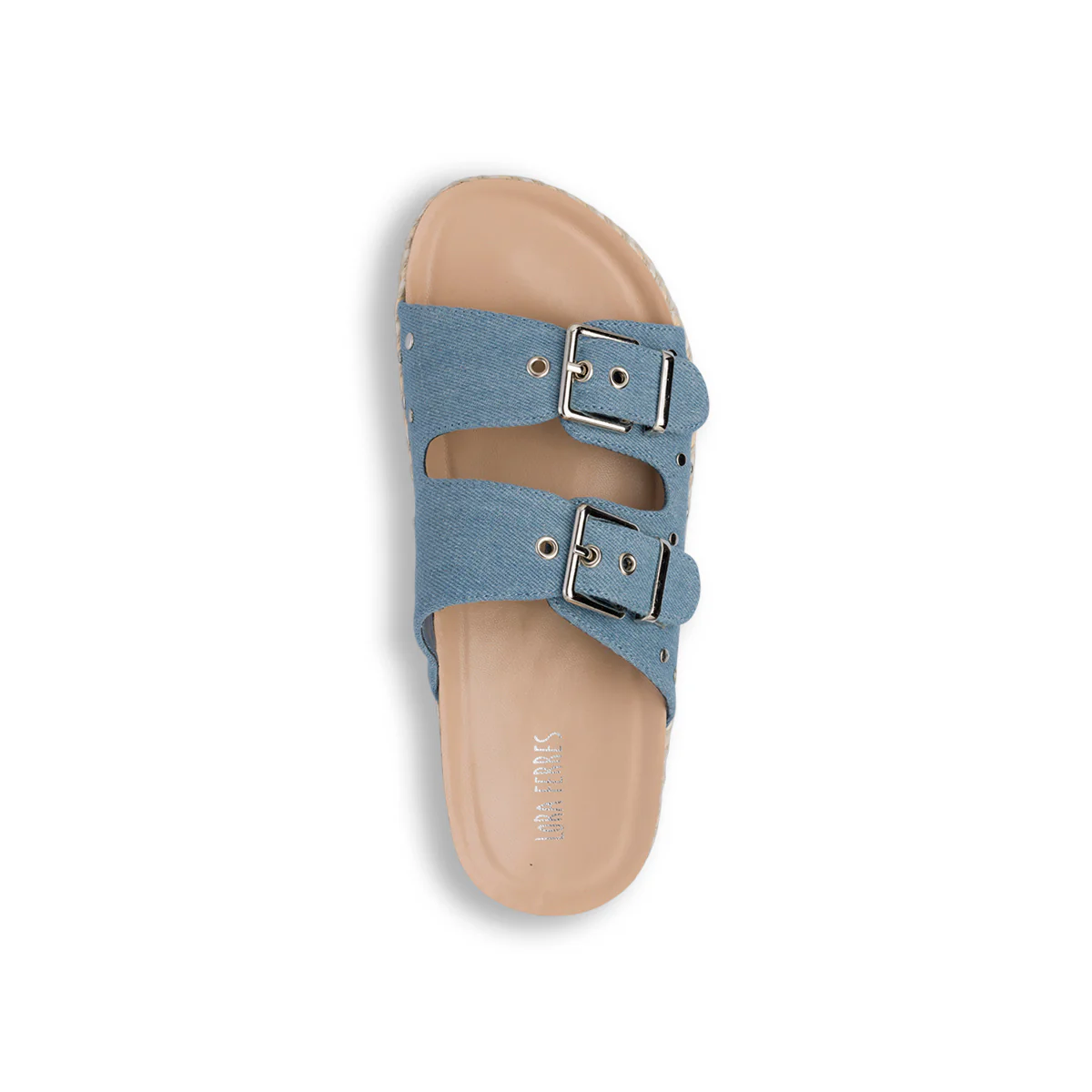 Sandali blu effetto jeans con fibbie da Donna Swish Jeans - Image 6