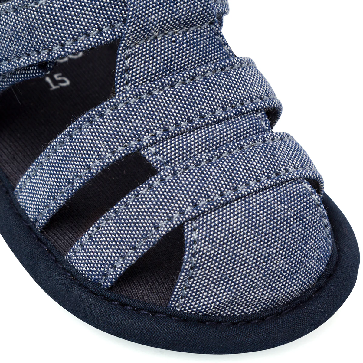 Sandali blu effetto jeans da Primi passi Bambino Chicco - Image 2