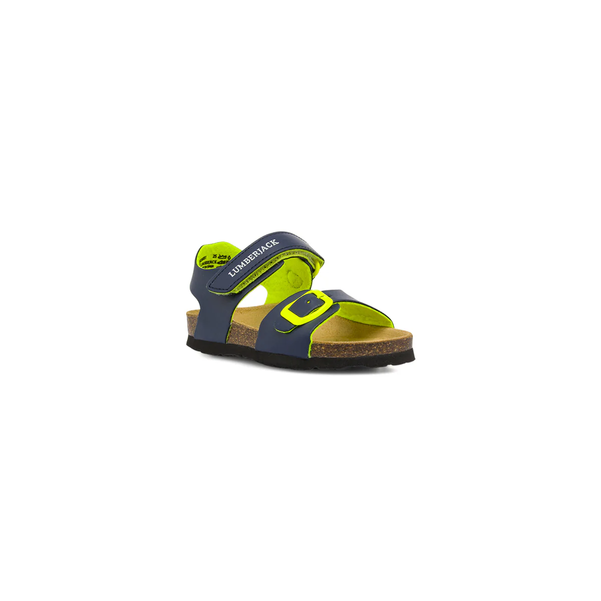 Sandali blue gialli da Bambino con soletta in pelle Lumberjack - Image 2