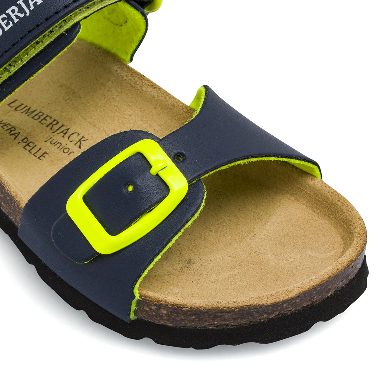 Sandali blue gialli da Bambino con soletta in pelle Lumberjack - Image 5