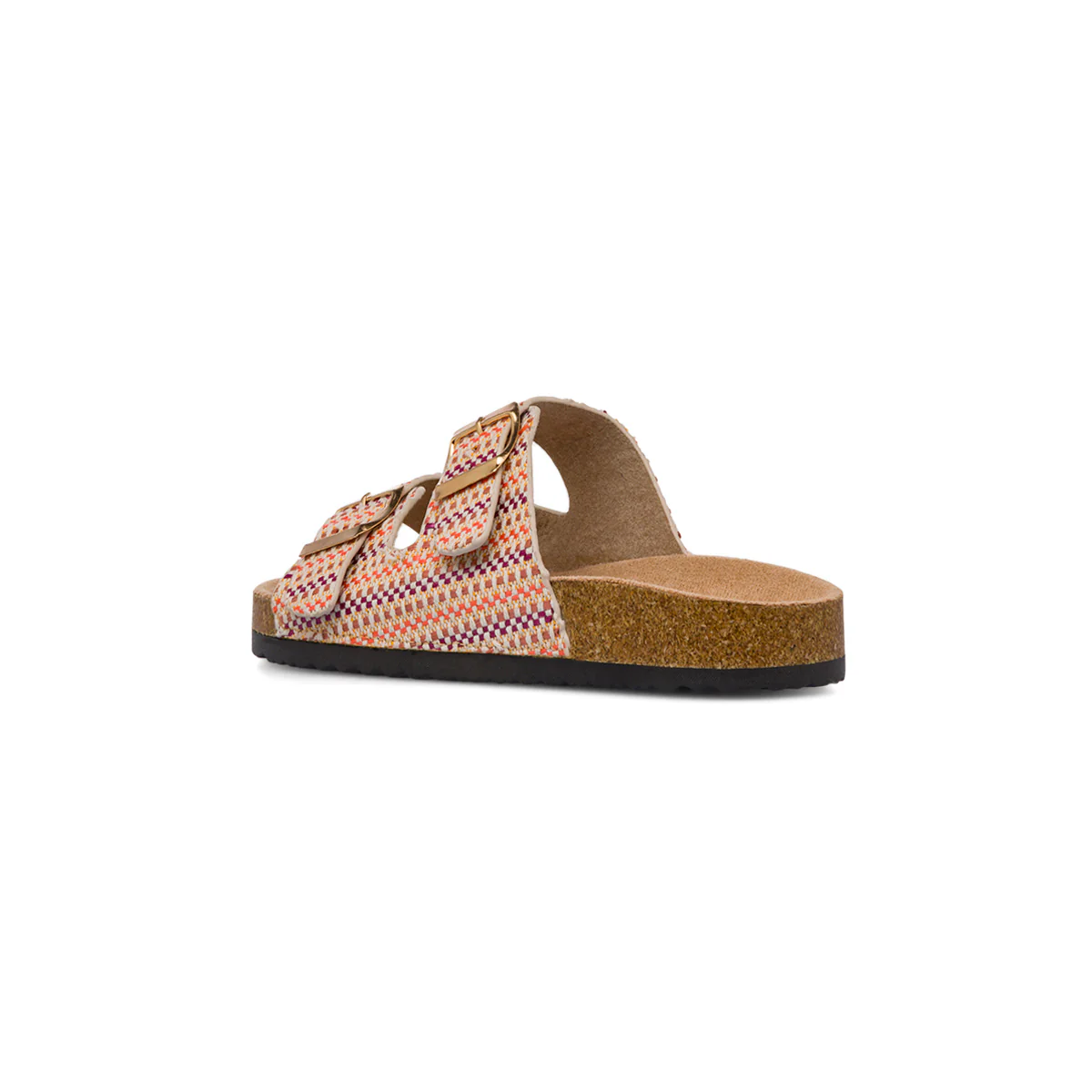 Sandali Camel da Donna con doppia Fibbia effetto Rafia Lora Ferres - Image 3