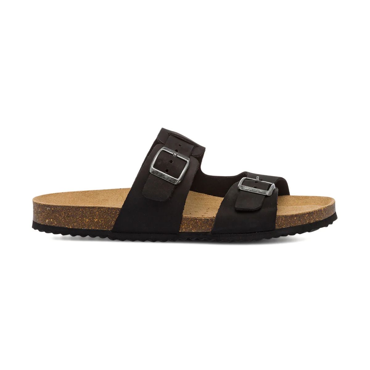 Sandali casual da uomo neri con fibbie in metallo Geox Ghita