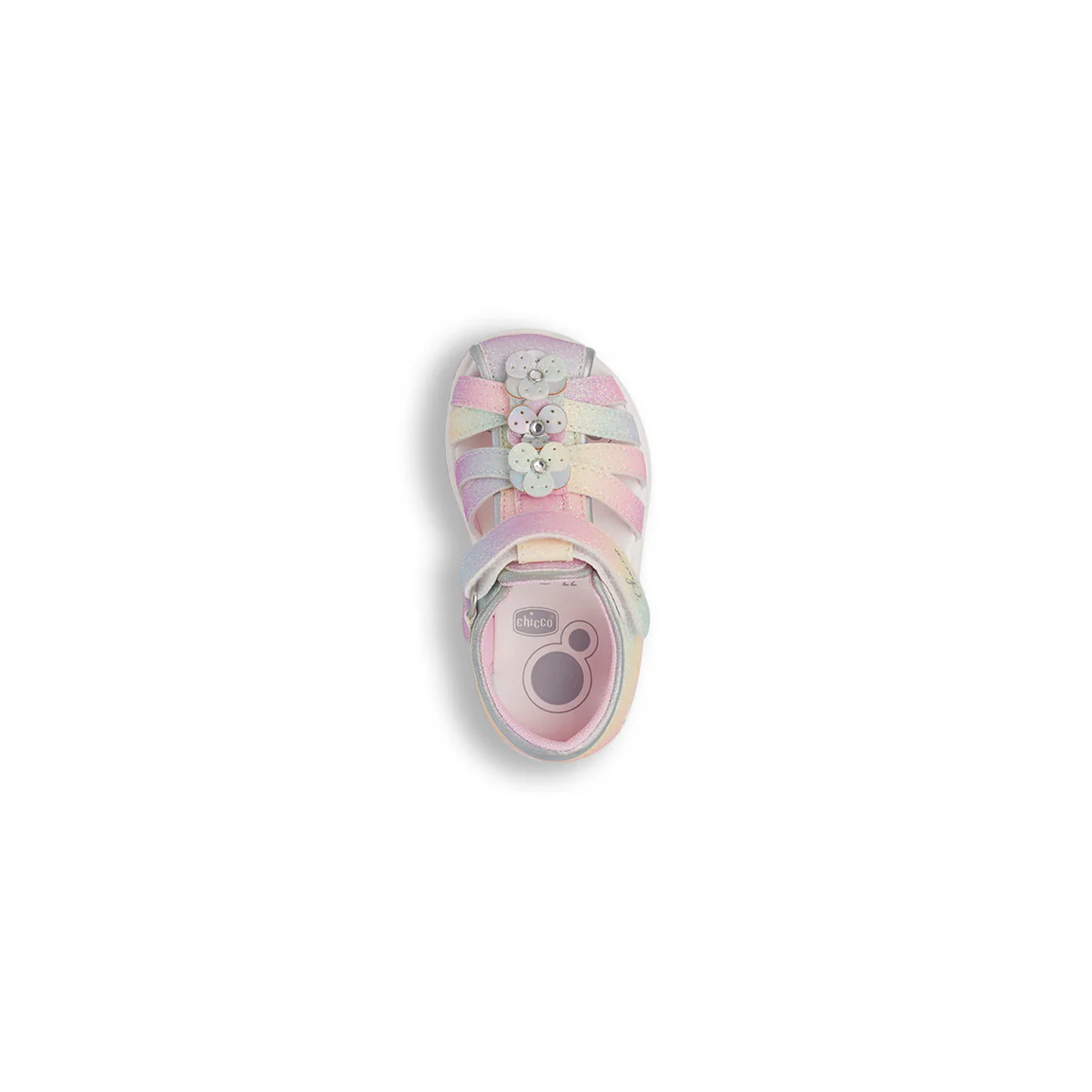 Sandali chiusi glitter arcobaleno da Bambina Primi Passi Chicco - Image 5
