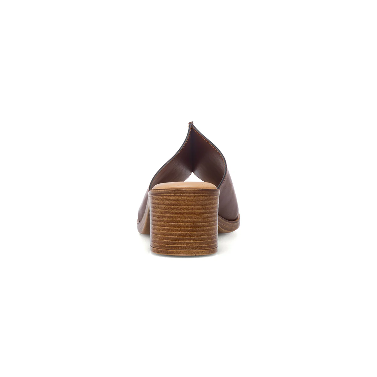 Sandali comfort marroni da donna con tacco 5,5 cm P Soft - Image 10