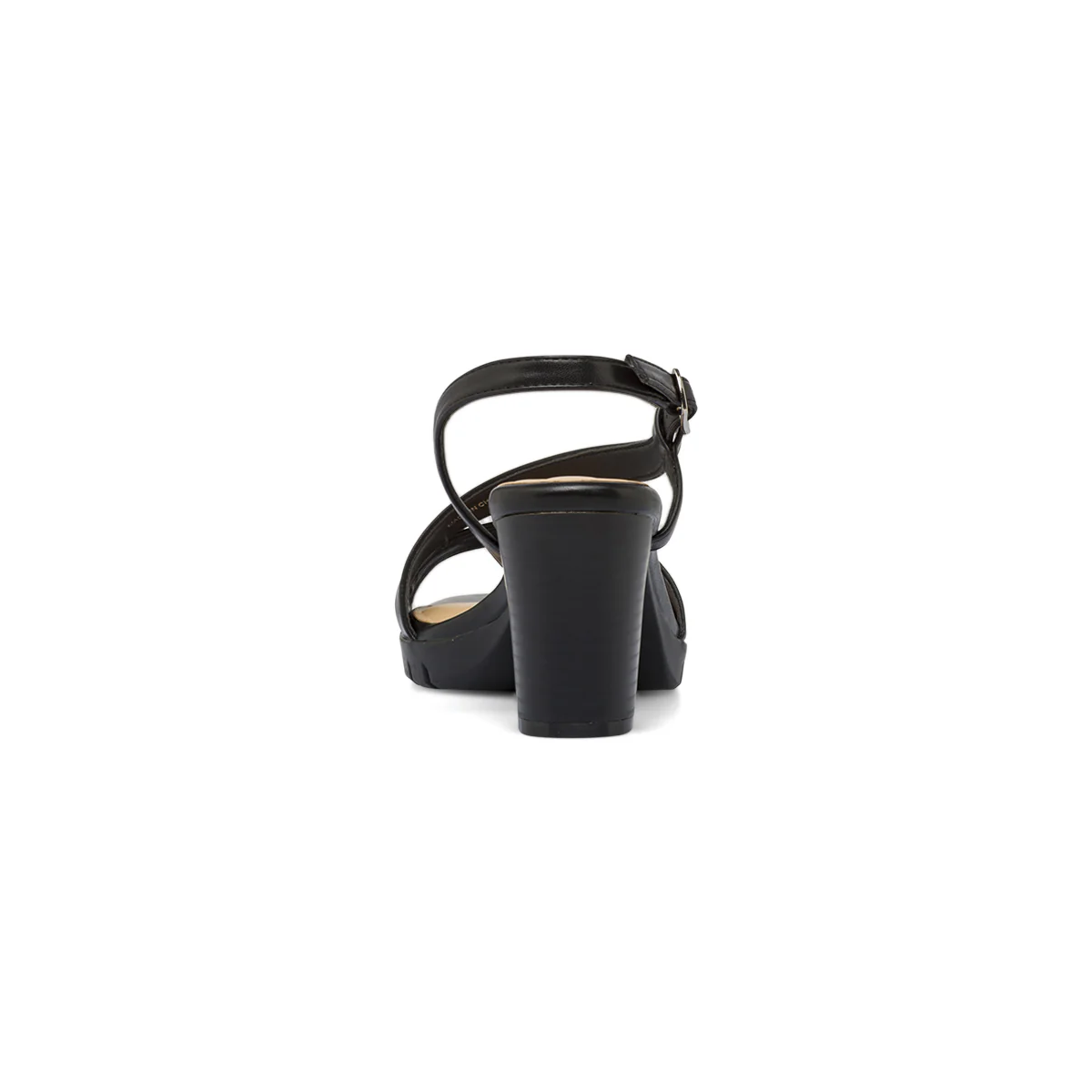 Sandali Comfort Neri da Donna con tacco 8 cm e plateau P Soft - Image 4