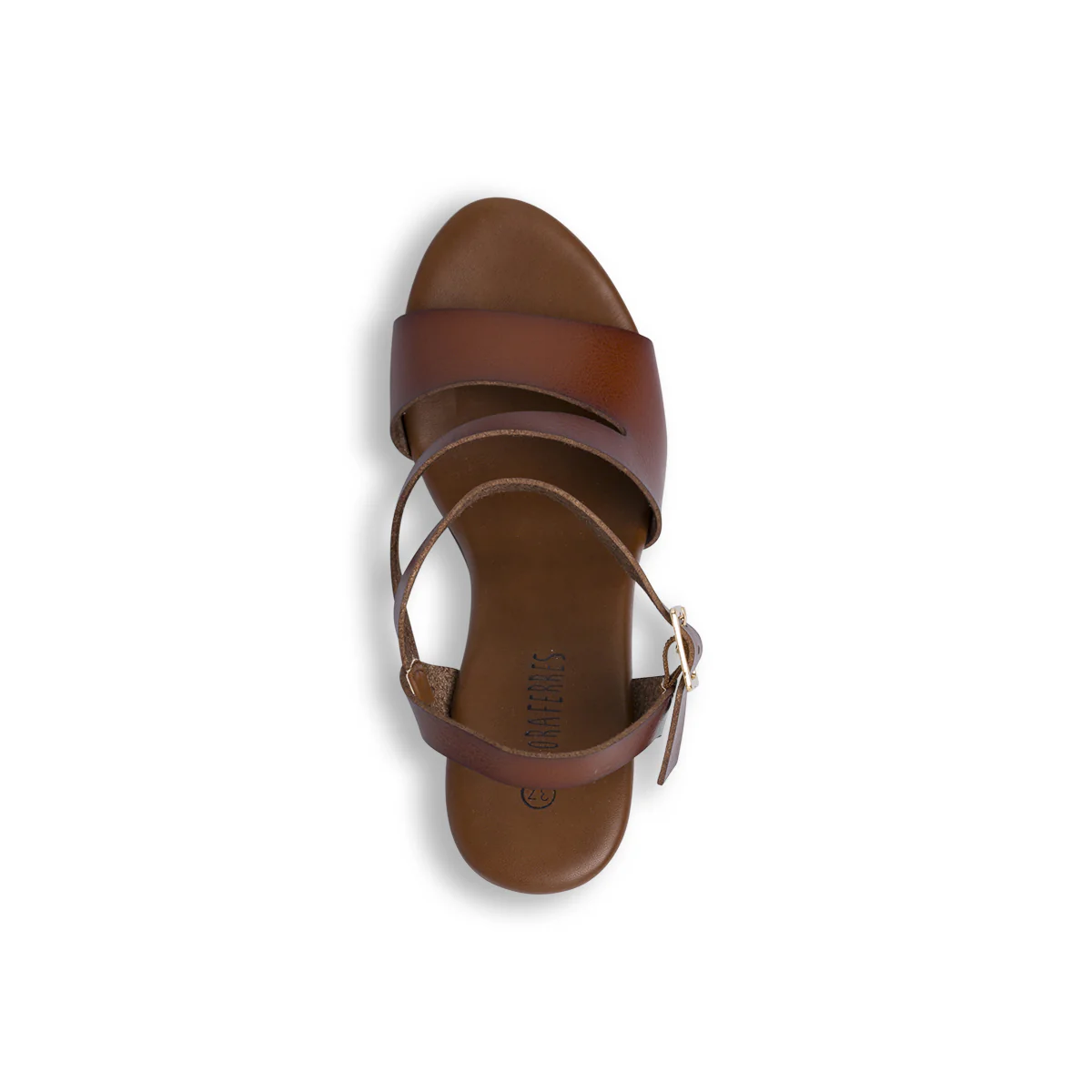 Sandali con tacco 12,5 cm da Donna marroni con plateau Lora Ferres - Image 6