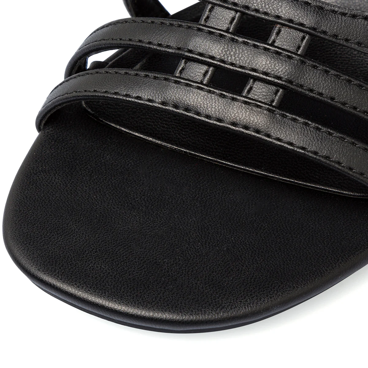 Sandali con tacco 7 cm da donna neri Lora Ferres - Image 8
