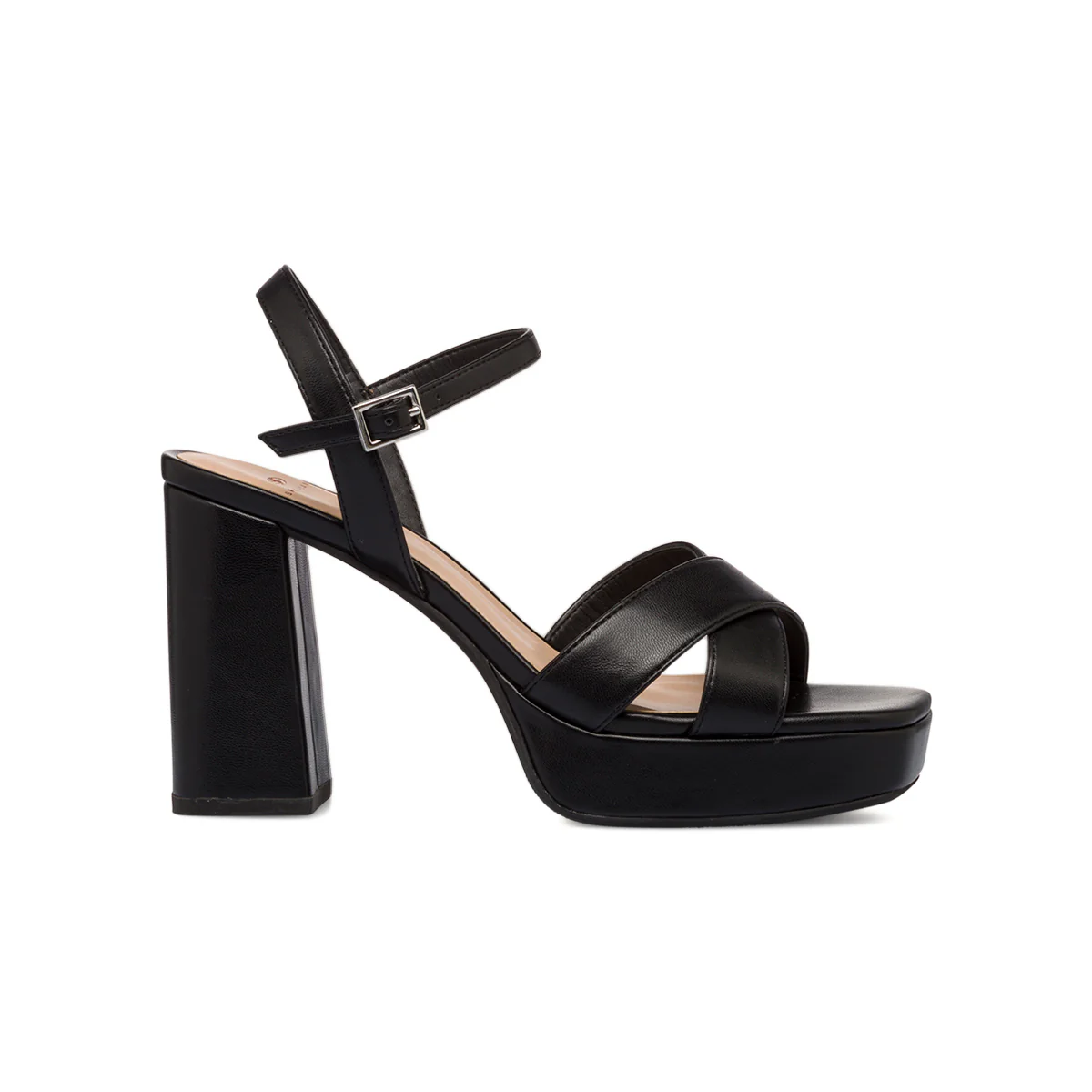 Sandali con tacco a blocco da donna neri Swish Jeans - Image 4