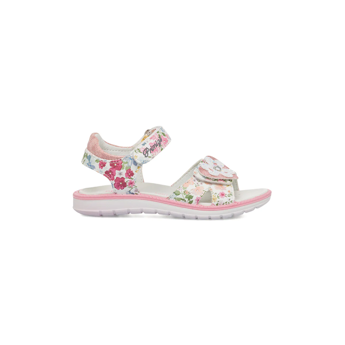 Sandali da bambina bianchi con cuori e chiusura con doppia fibbia Primigi Alanis - Image 3