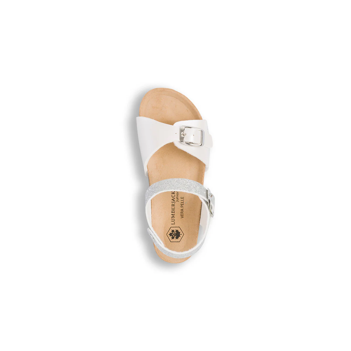 Sandali da bambina bianchi con dettaglio goiello glitter Lumberjack Bling - Image 12