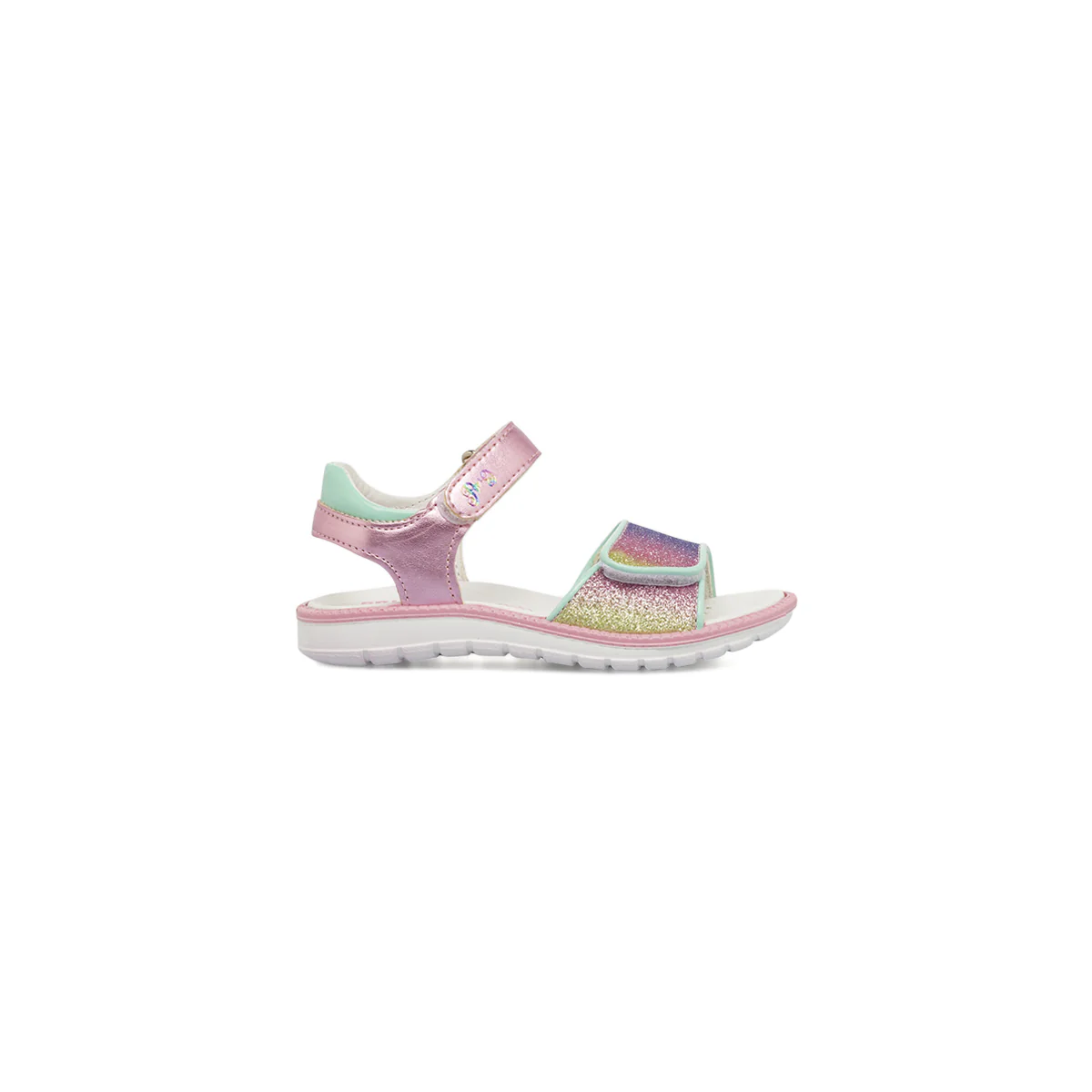 Sandali da Bambina con glitter arcobaleno e soletta in pelle Primigi
