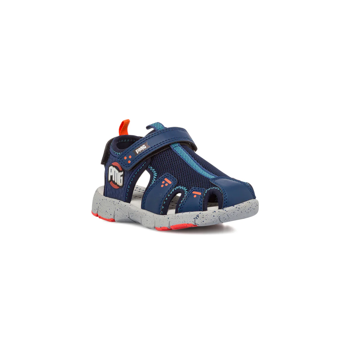 Sandali da bambino blu con doppia chiusura a strappo Primigi Sand Sport - Image 2