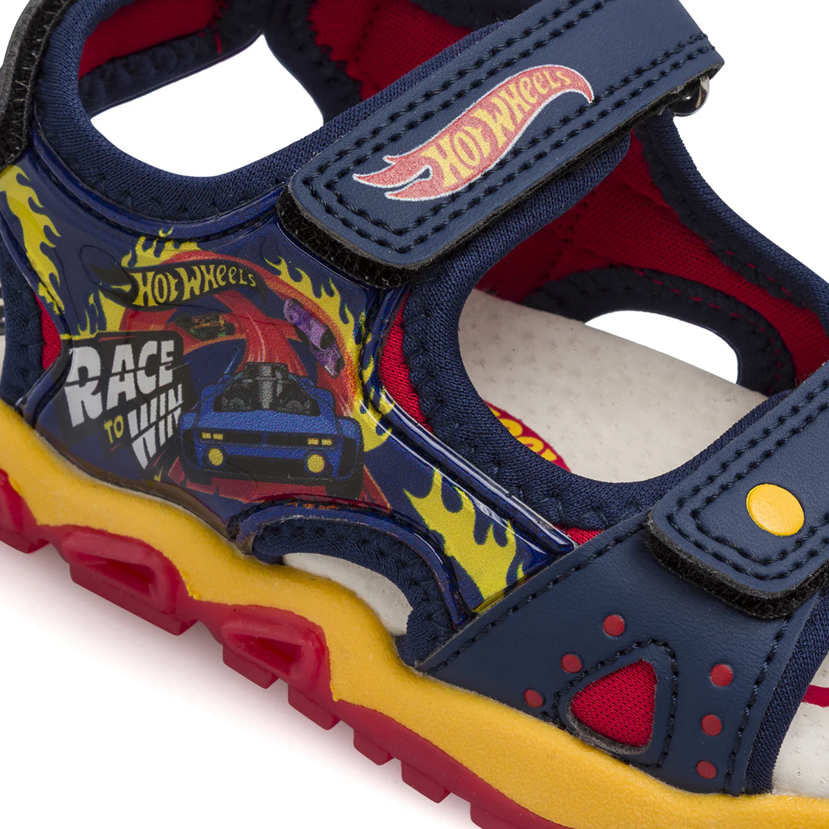 Sandali da Bambino blu e arancioni con luci Hot Wheels Primigi - Image 5