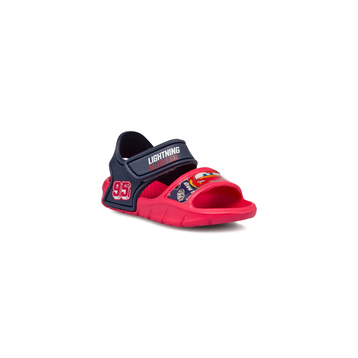 Sandali da bambino blu e rossi con logo Cars - Image 2