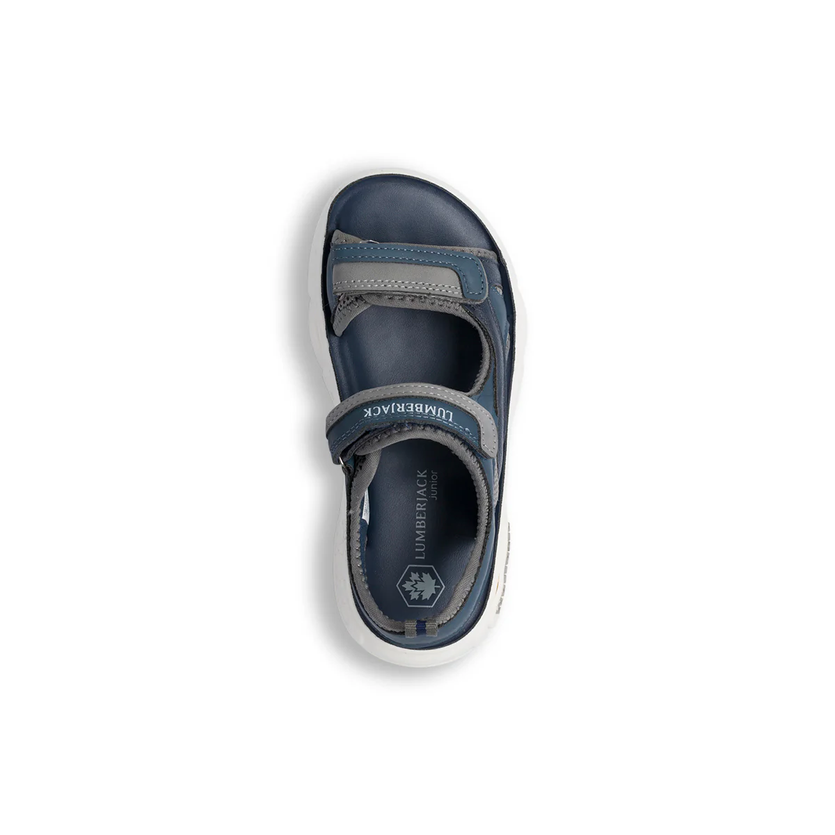 Sandali da bambino blu navy e grigio con logo Lumberjack GS Geco - Image 5