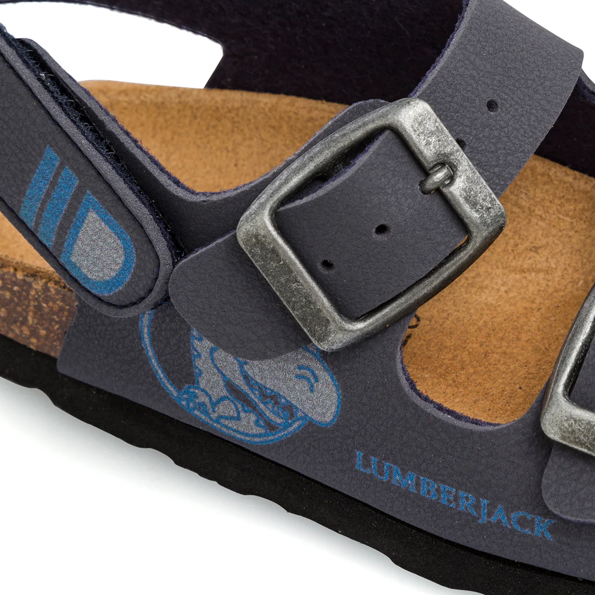 Sandali da bambino in blu con stampa laterale Lumberjack Bing - Image 5