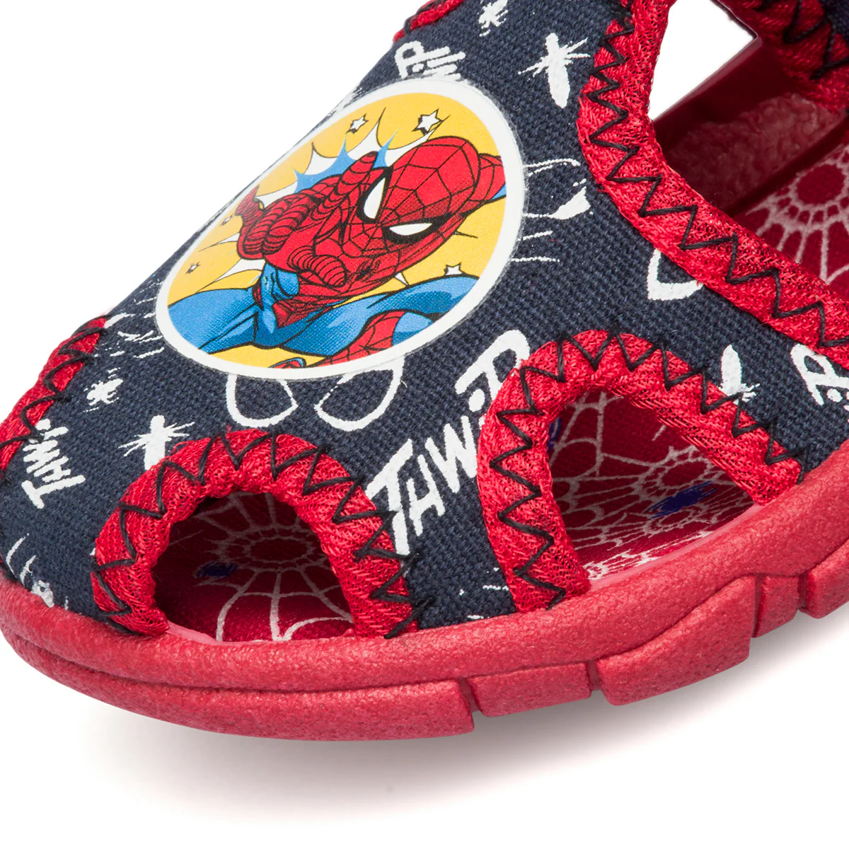 Sandali da bambino rossi con stampa Spiderman - Image 5