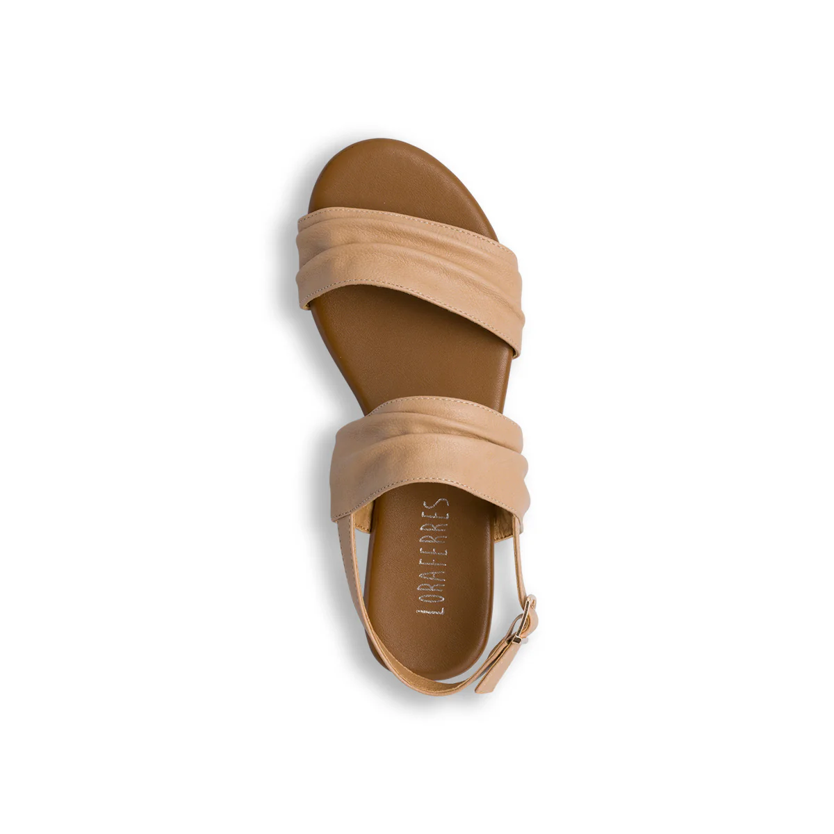 Sandali da donna beige con doppia fascia Lora Ferres - Image 4