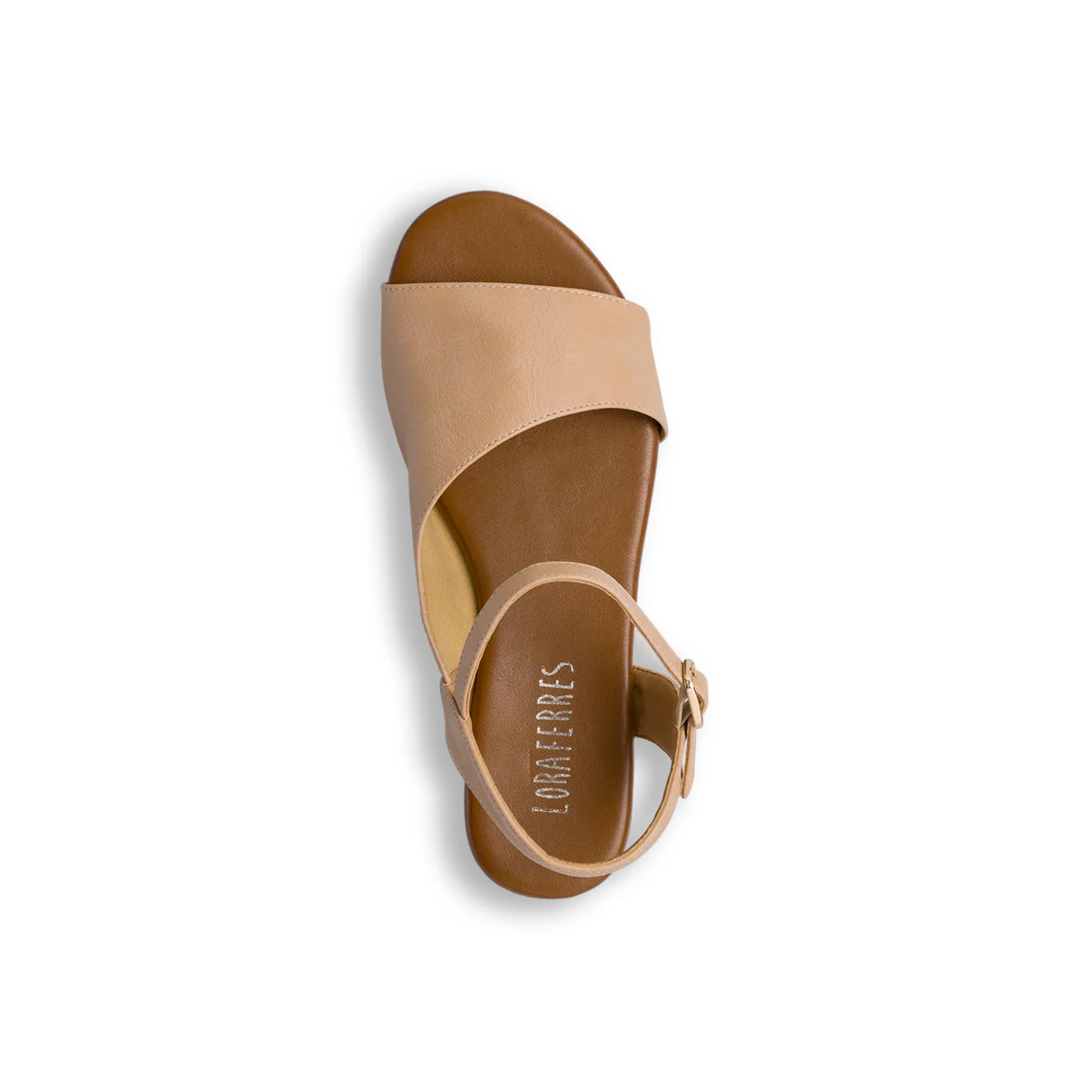 Sandali da donna beige con fibbia Lora Ferres - Image 4