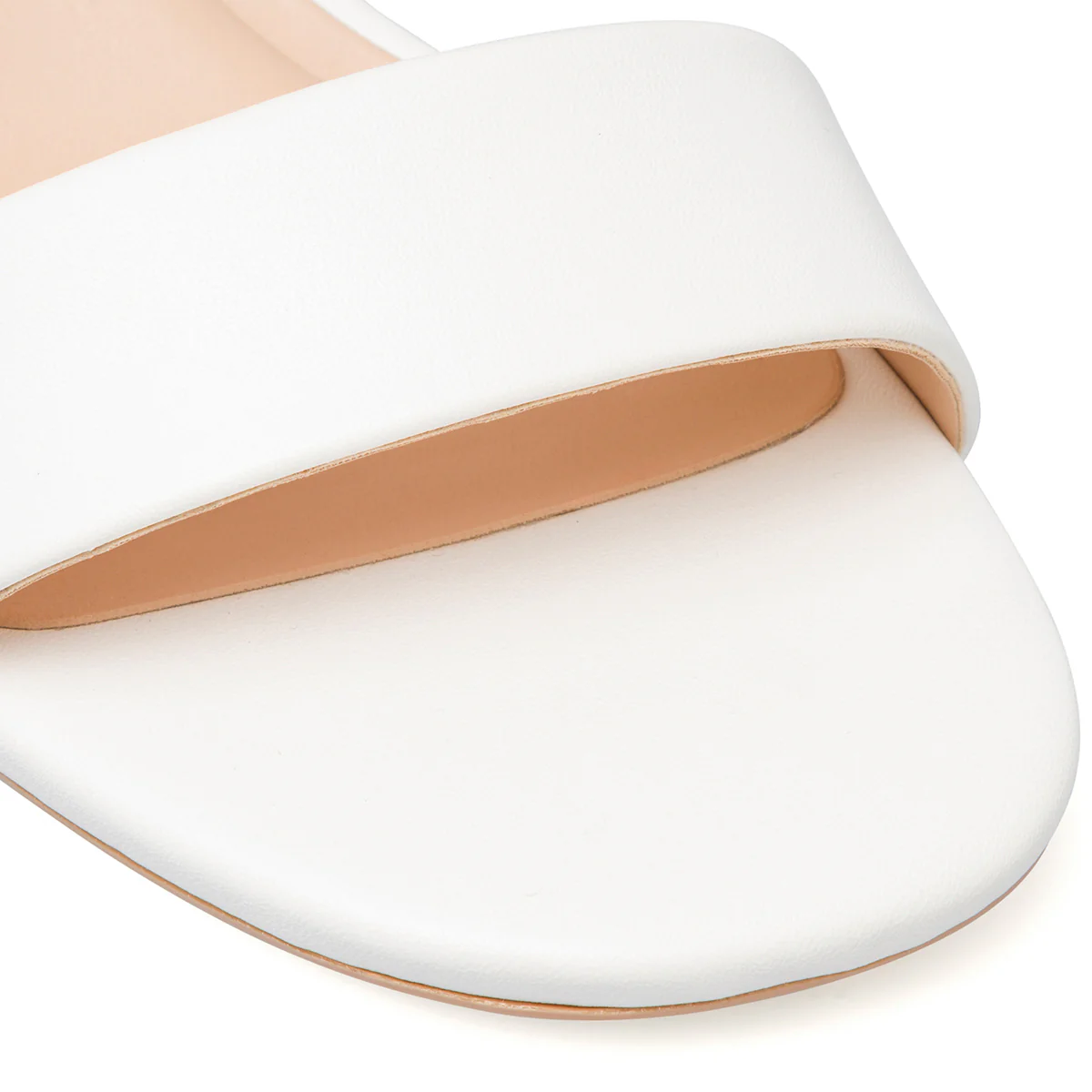 Sandali da donna bianchi con tacco a blocco 6 cm Lora Ferres - Image 6
