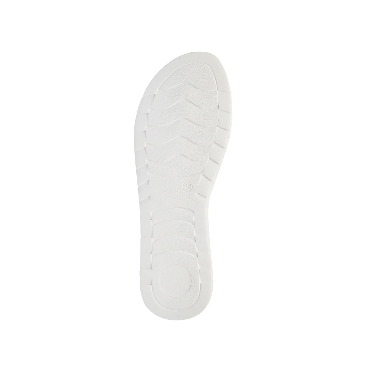Sandali da donna con plateau bianchi e marrone cuoio P Soft - Image 4