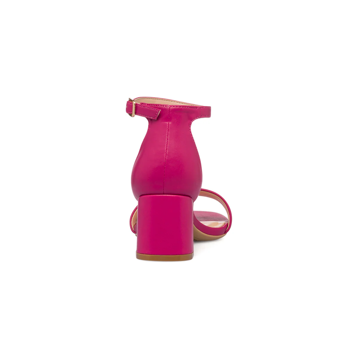 Sandali da donna fucsia con tacco a blocco 6 cm Lora Ferres - Image 4