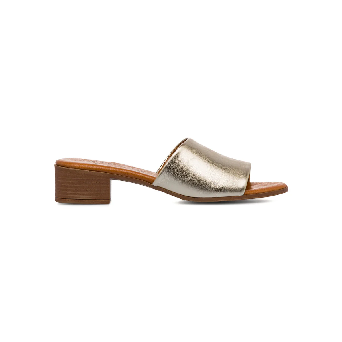 Sandali da Donna in pelle con fascia oro P Essentials