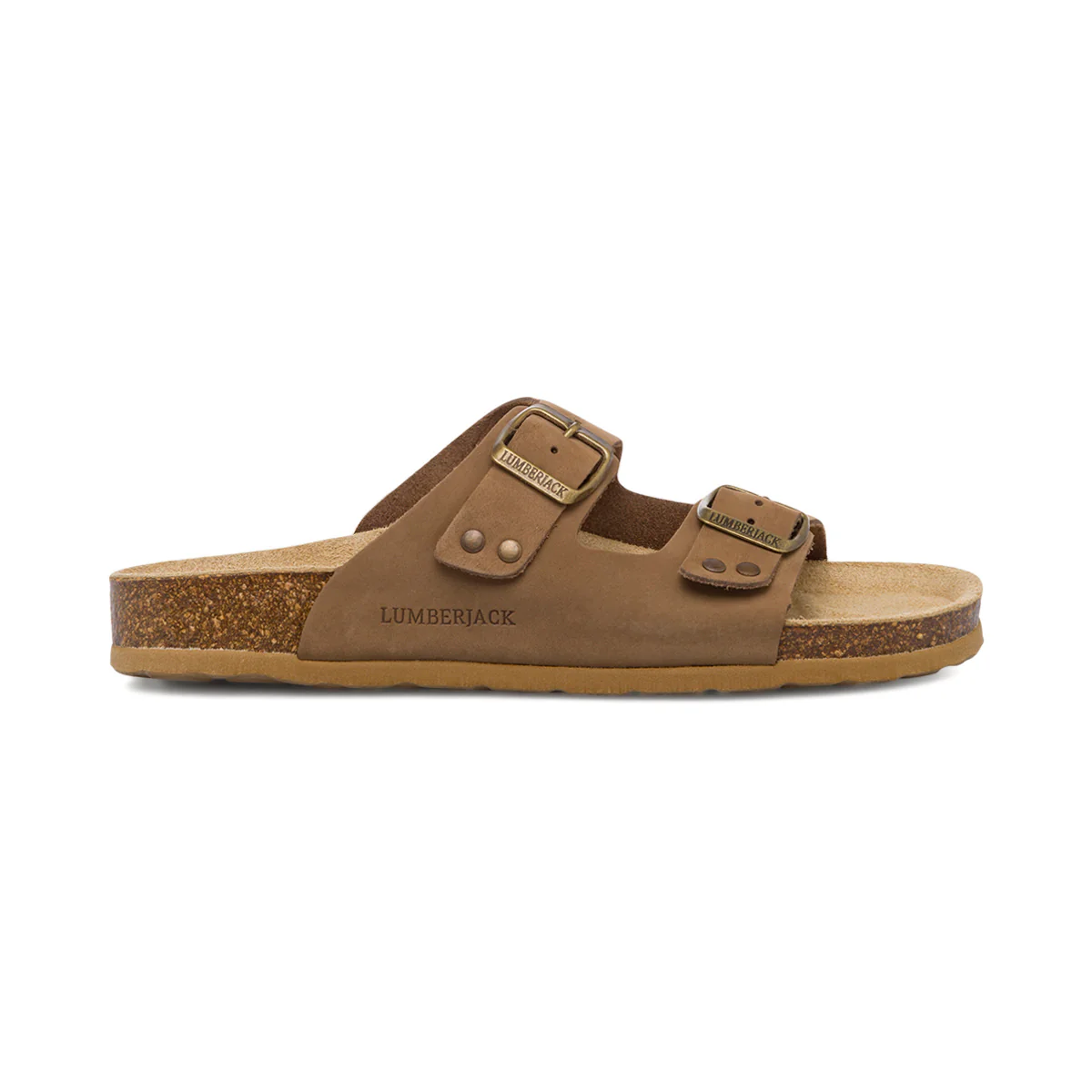 Sandali da donna marroni chiaro con fibbie Lumberjack Jolie