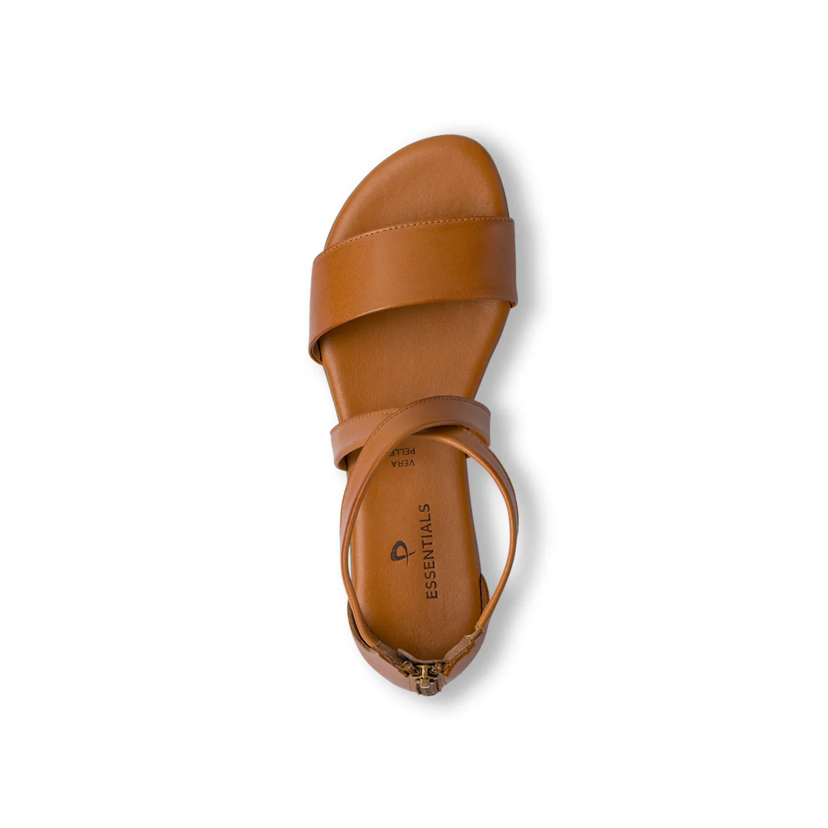 Sandali da donna marroni coin cinturino intrecciato P Essentials - Image 5