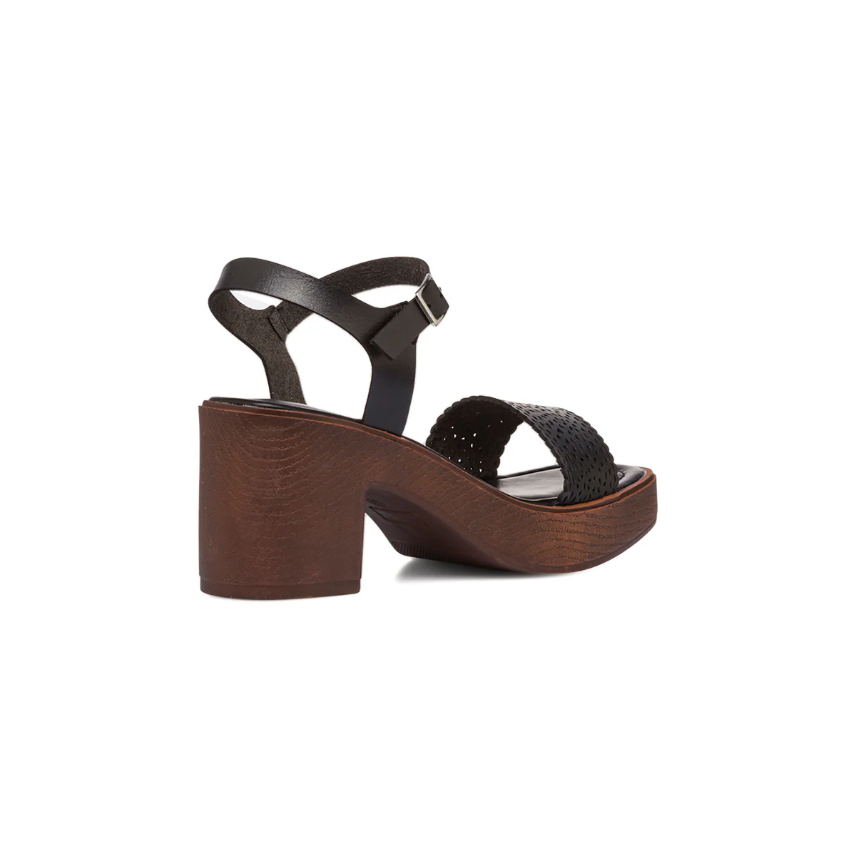 Sandali da donna neri con plateau e tacco 8 cm Lora Ferres - Image 8