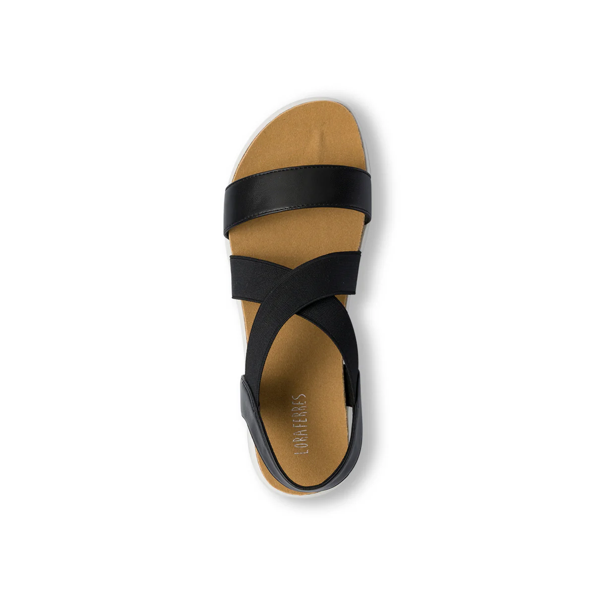 Sandali da donna neri platform Lora Ferres - Image 4