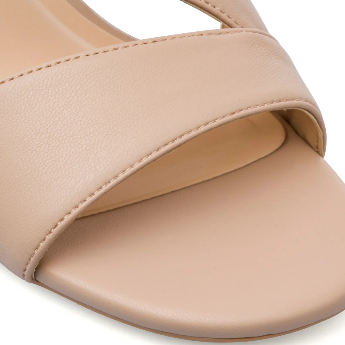 Sandali da Donna nude con cinturino incrociato e tacco 6,5 cm Lora Ferres - Image 4