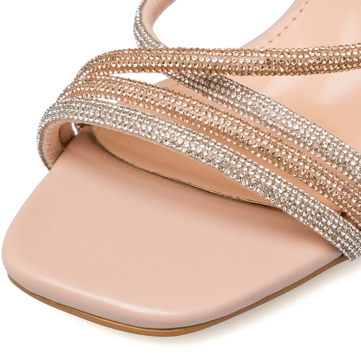 Sandali da donna nude con gioiello strass e tacco a blocco 9,5 cm Lora Ferres - Image 10