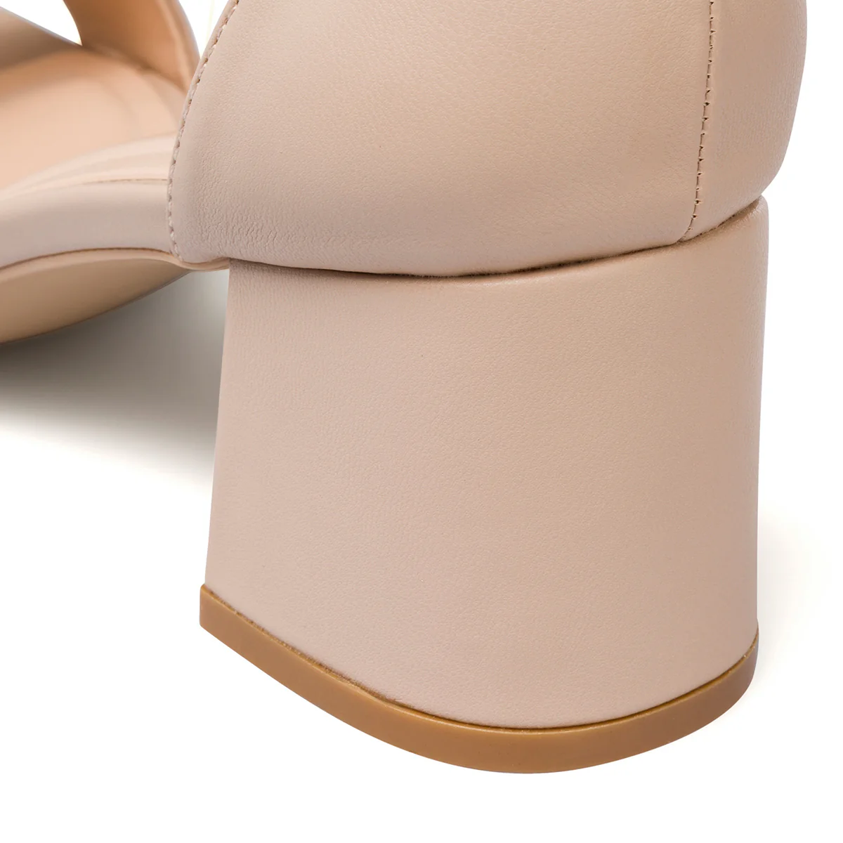 Sandali da donna nude con tacco a blocco 6 cm Lora Ferres - Image 7