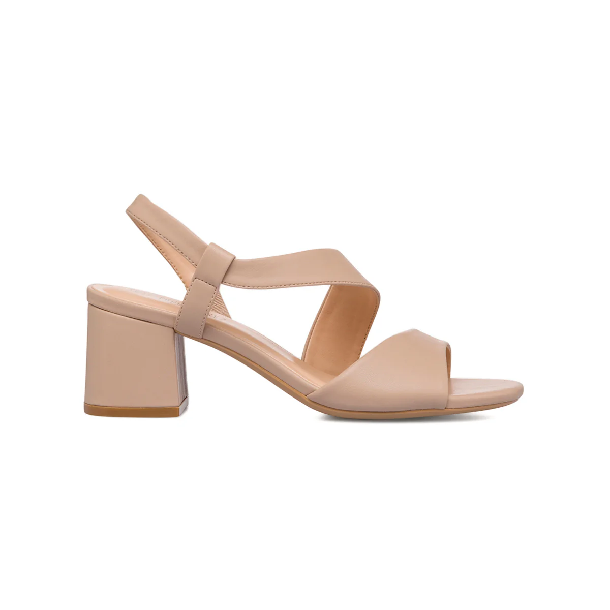 Sandali da donna nude con tacco a blocco 7 cm Lora Ferres - Image 4