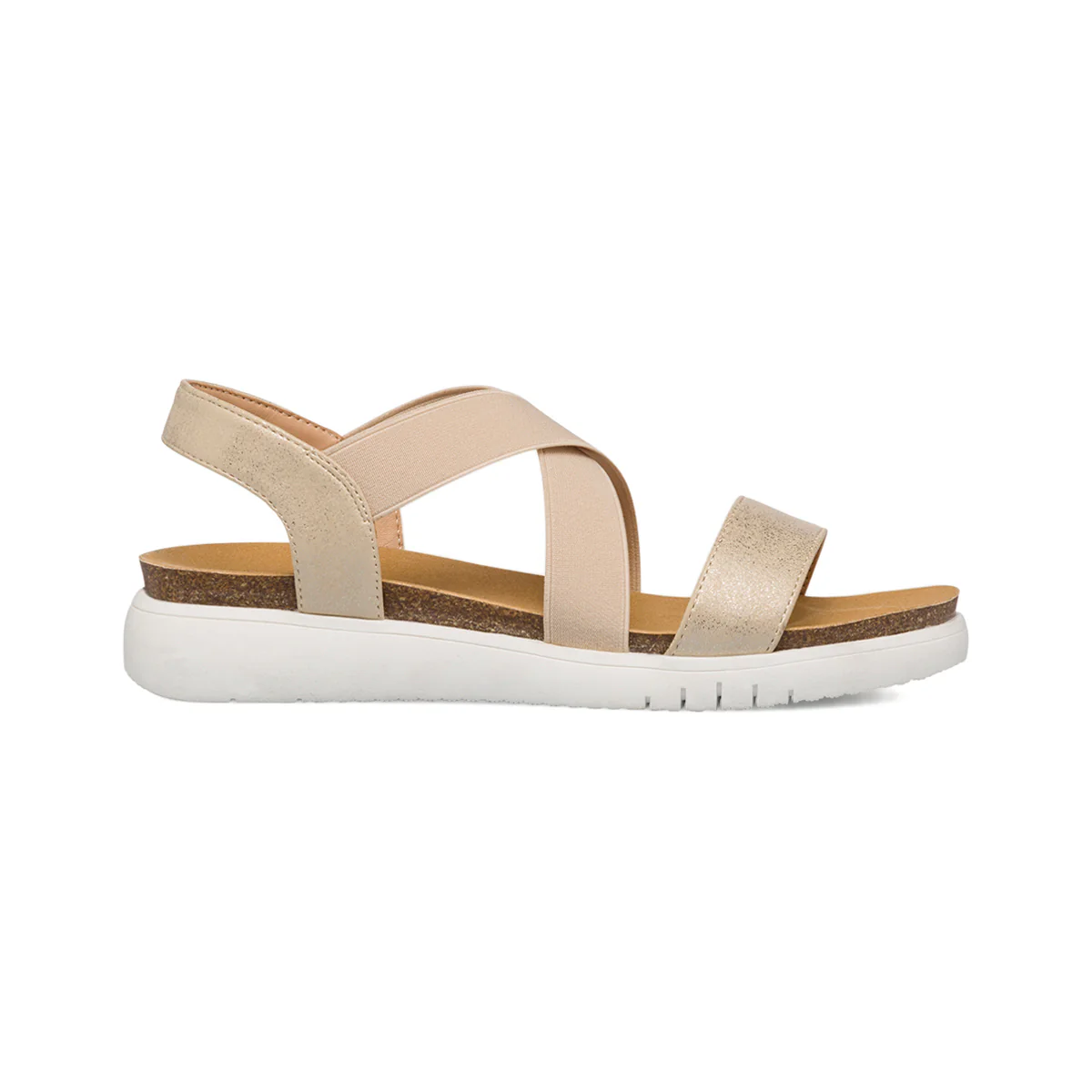 Sandali da donna nude platform Lora Ferres