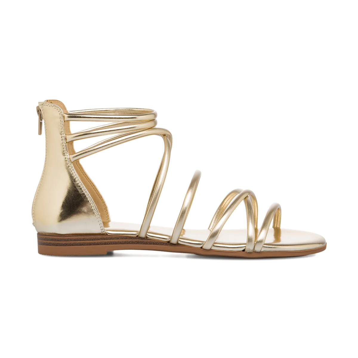 Sandali da donna oro effetto metallizzato Swish Jeans