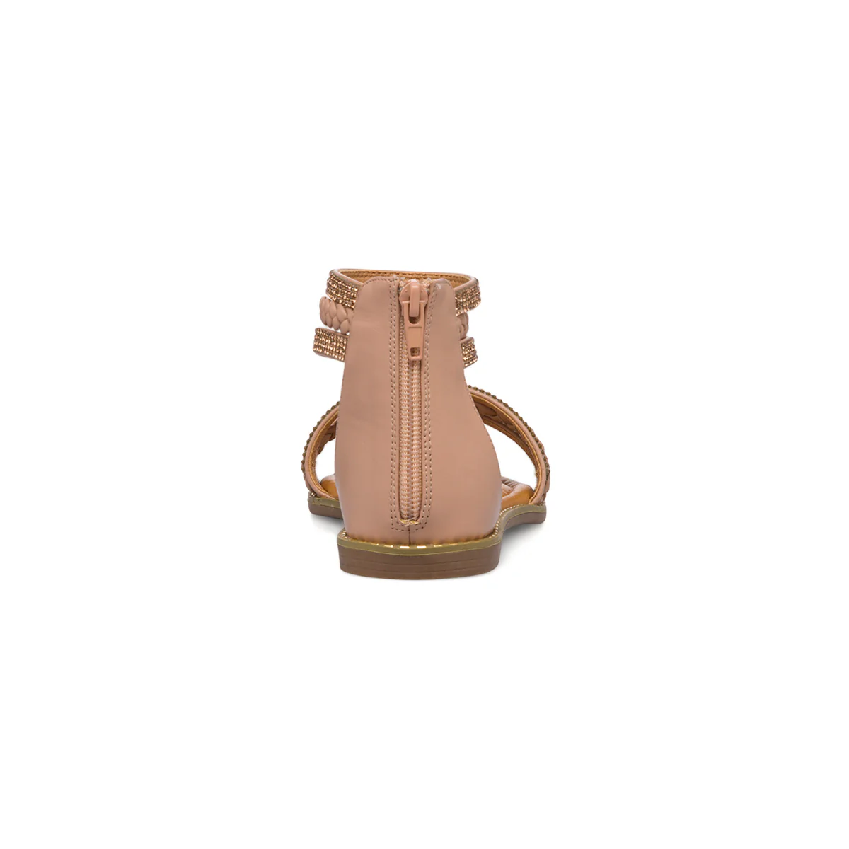Sandali da donna nude con dettagli gioiello strass Lora Ferres - Image 6