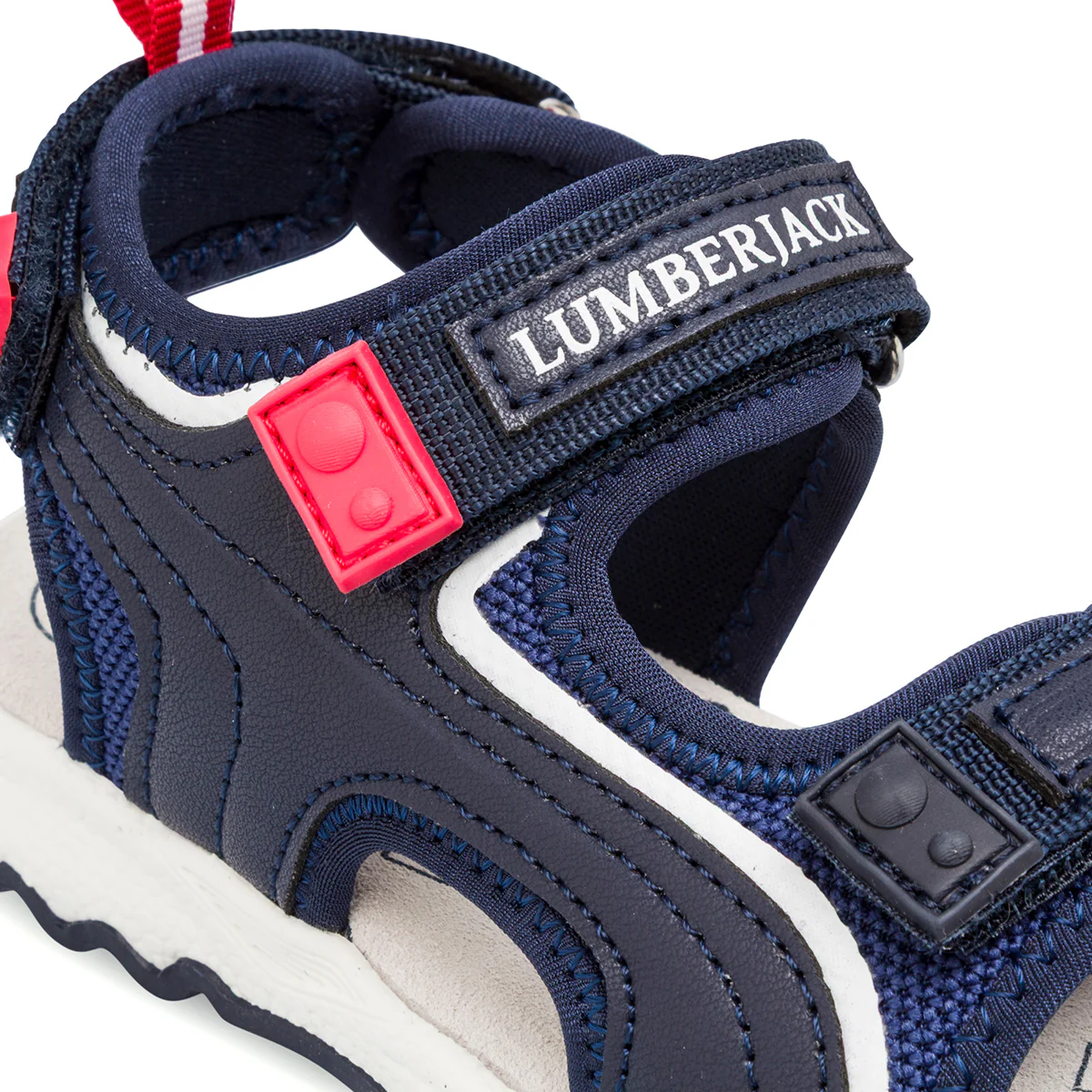 Sandali Primi passi Bambino blu con sottopiede in pelle Lumberjack - Image 4