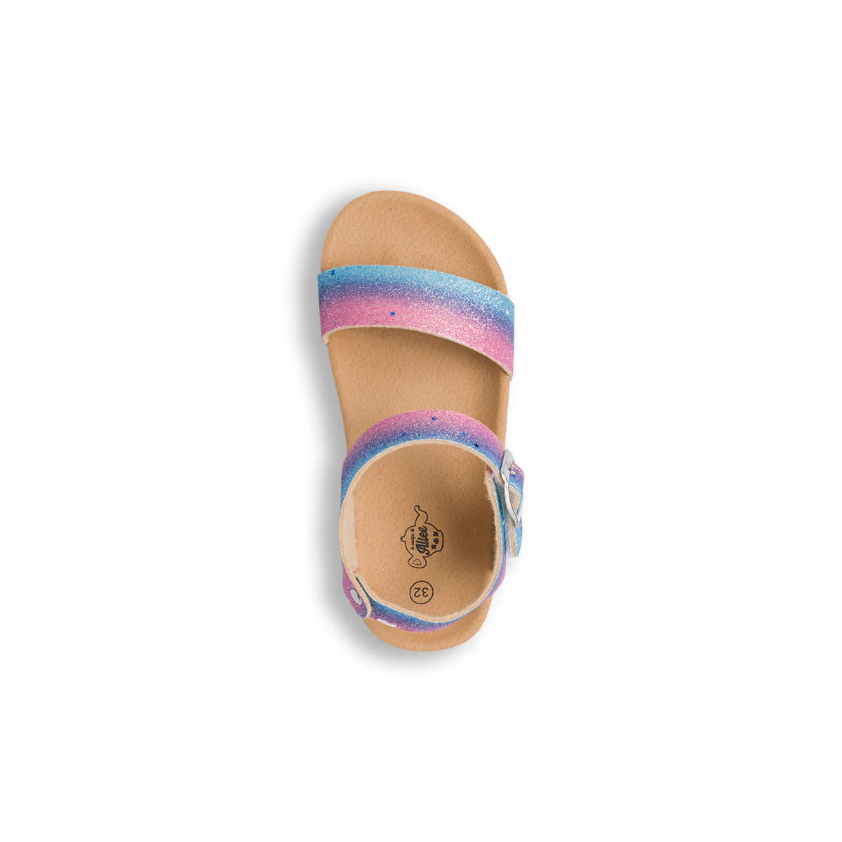 Sandali da ragazza multicolore con glitter Le Scarpe di Alice - Image 5