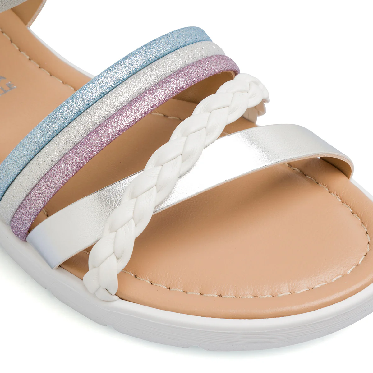 Sandali da ragazza multicolore con glitter Settenote - Image 2