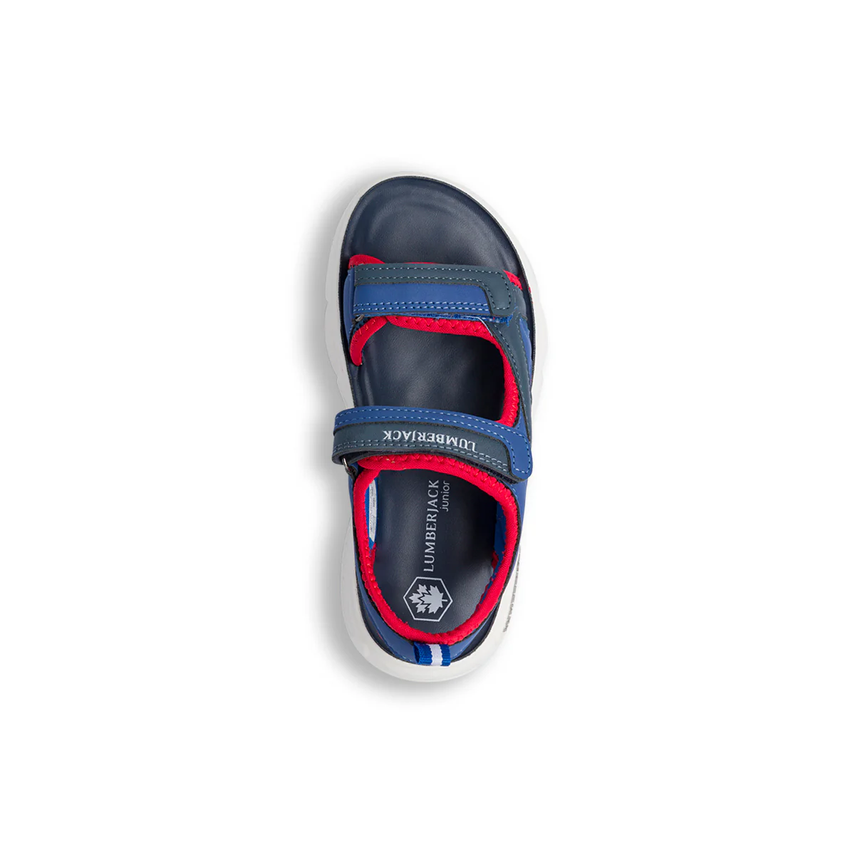Sandali da ragazzo blu navy con dettagli rossi Lumberjack GS Geco - Image 5