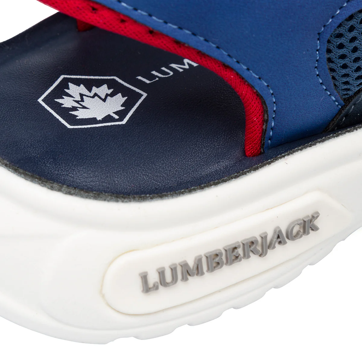 Sandali da ragazzo blu navy con dettagli rossi Lumberjack GS Geco - Image 6