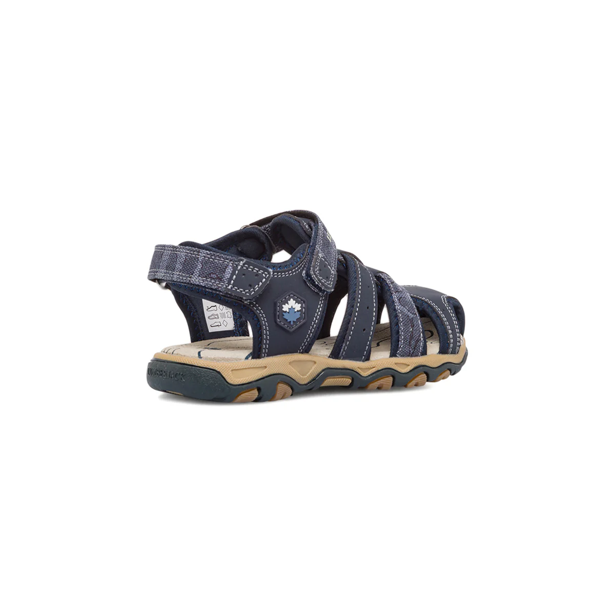 Sandali da ragazzo blu navy con logo Lumberjack Levi - Image 3