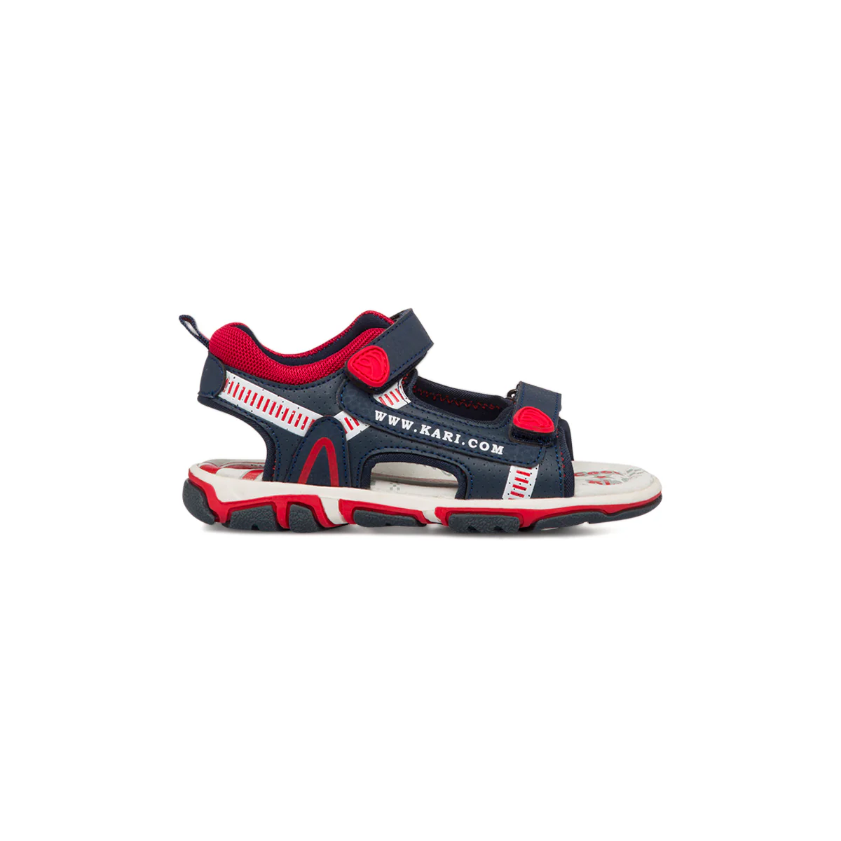 Sandali da ragazzo blu navy e rossi Space Boy