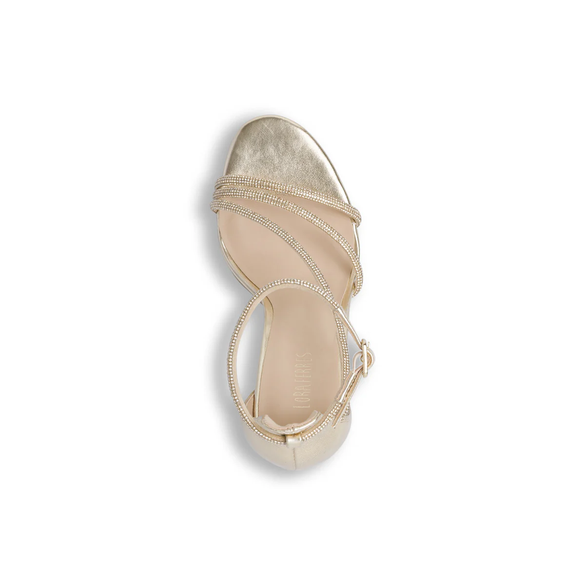 Sandali Donna con strass e plateau tacco a spillo 11 cm Lora Ferres - Image 6