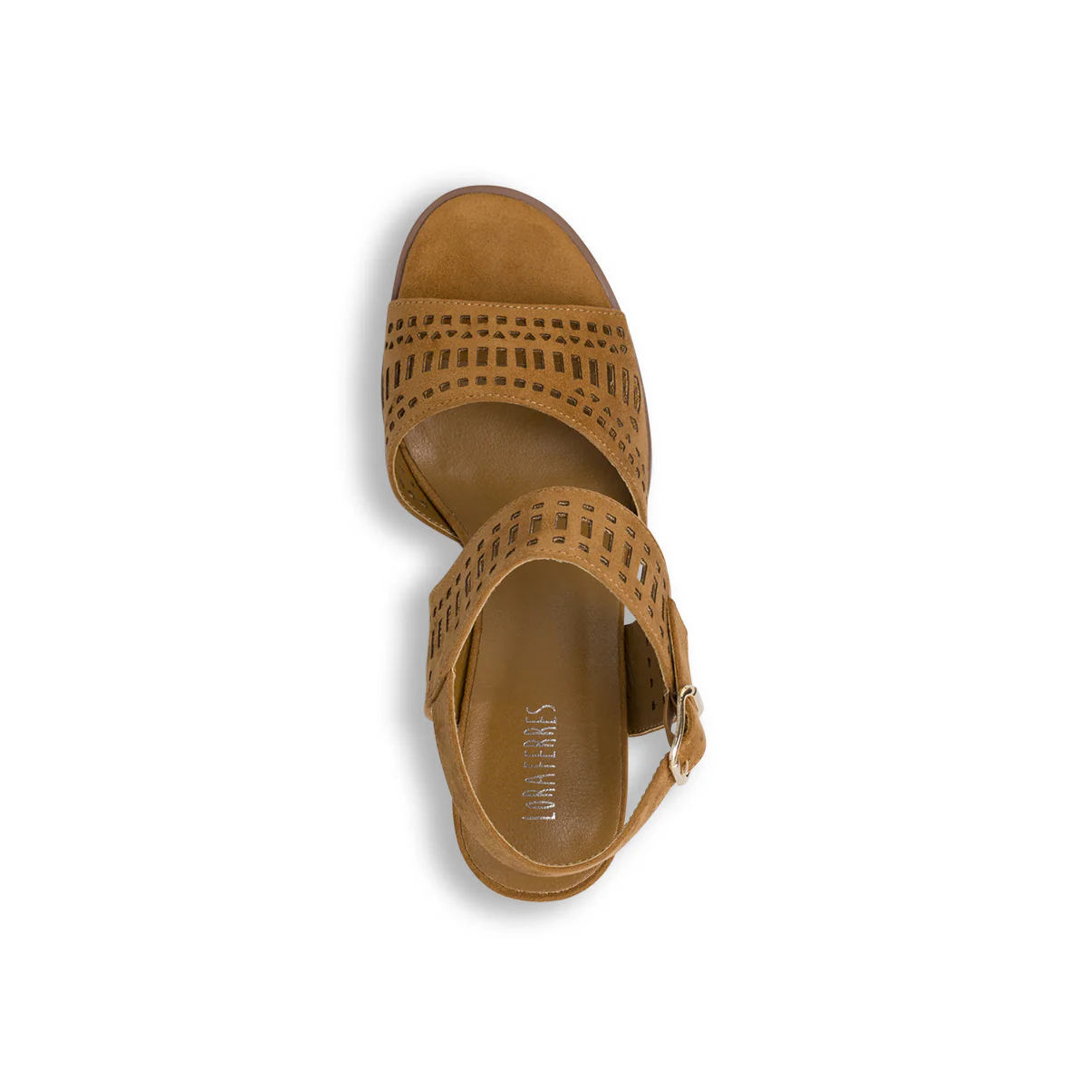 Sandali Donna Marrone effetto scamosciato con tacco 9 cm Lora Ferres - Image 6