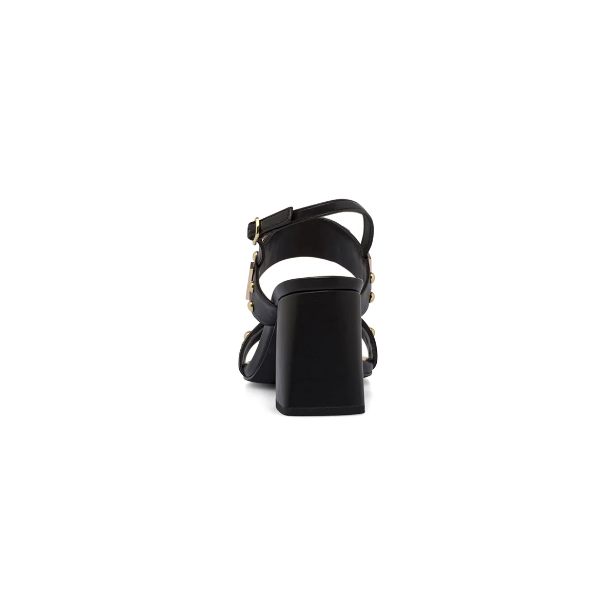 Sandali Donna Neri con tacco a colonna 8,5 cm e borchie Swish Jeans - Image 4